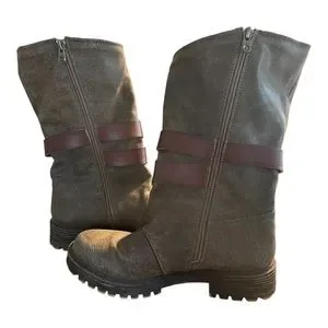 Blowfish Shoes Blowfish Malibu Womens Rider Boots Brown Leather Size 7 Poshmark